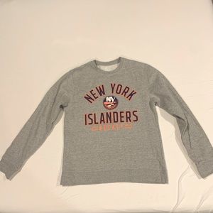 Fanatics New York NY Islanders Hockey Mens Grey Sweatshirt -Medium